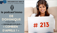 PODCAST’IMMO #213 : COMBIEN D’APPELS ?