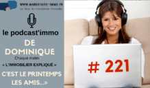 PODCAST’IMMO #221 : C’EST LE PRINTEMPS LES AMIS
